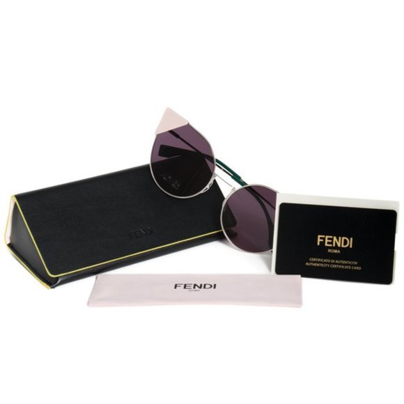 Fendi Purple Round Sunglasses - Picture 5 of 5